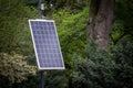 Picture of a small solar panel Royalty Free Stock Photo