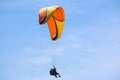 Tanden Paraglider in a blue sky