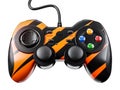 Dual shock controller. Gamepad 3d