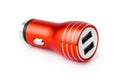 Dual usb socket car charger