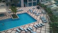 Dubai appartment swimming pool time lapse