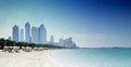 Dubai beach Royalty Free Stock Photo