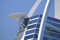 Dubai burj al arab Hotel detail Royalty Free Stock Photo