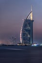 Dubai city at night Royalty Free Stock Photo