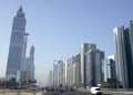 Dubai City Skyline Royalty Free Stock Photo
