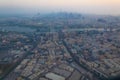 Dubai  city skyline at twilight UAE Royalty Free Stock Photo