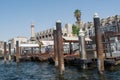 Dubai Creek docks full of boats and ships Royalty Free Stock Photo