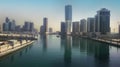 Dubai Creek view taken from the bridge, ai generated Royalty Free Stock Photo