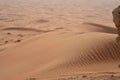 Dubai desert dune sand layers