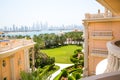 Dubai, Dubai Marina distant view form the Palm Jumeirah