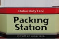 Dubai duty fee packing