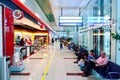 The Dubai duty-free shopping area interior Royalty Free Stock Photo