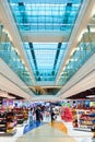 The Dubai duty-free shopping area interior