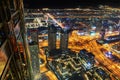 Dubai February 1. 2019 view from Burj Khalifa, United Arab Emirate