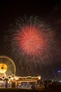 Dubai fireworks Royalty Free Stock Photo