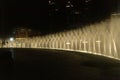 The Dubai Fountain with evening light show