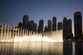 Dubai fountains, UAE Royalty Free Stock Photo