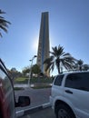 Dubai frame under the sunlight