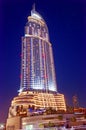 Dubai Highrise building Royalty Free Stock Photo