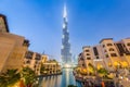 Dubai - JANUARY 9, 2015: Burj Khalifa building on Royalty Free Stock Photo