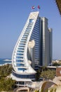 Dubai Jumeirah Beach hotel building 2 Royalty Free Stock Photo