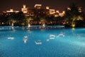 Dubai * Madinat Jumeirah * Al Qasr pool Royalty Free Stock Photo