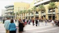 Dubai mall wallking street 4k time lapse