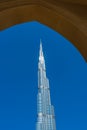 Close up up Burj Khalifa Tower