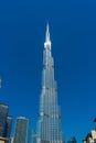 Close up up Burj Khalifa Tower