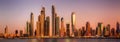 Dubai Marina bay, UAE Royalty Free Stock Photo