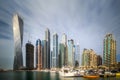 Dubai Marina bay, UAE Royalty Free Stock Photo