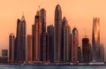 Dubai Marina bay, UAE Royalty Free Stock Photo