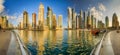 Dubai Marina bay, UAE Royalty Free Stock Photo