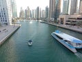 Dubai Marina bay yatch sailing
