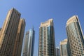 Dubai Marina Buildings Royalty Free Stock Photo