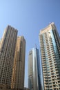 Dubai Marina Buildings Royalty Free Stock Photo