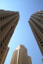 Dubai Marina Buildings Royalty Free Stock Photo