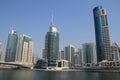 Dubai Marina Buildings Royalty Free Stock Photo