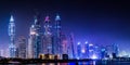 Dubai Marina cityscape, UAE Royalty Free Stock Photo