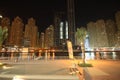 Dubai Marina at night Royalty Free Stock Photo
