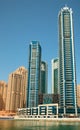 Dubai Marina skyscrapers Royalty Free Stock Photo