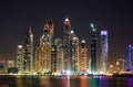 Dubai marina skyscrapers