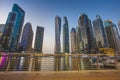 Dubai Marina sunset Royalty Free Stock Photo