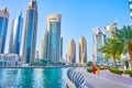 Dubai Marina walking zone, UAE