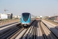 Dubai metro railway Royalty Free Stock Photo