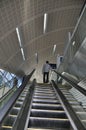 Dubai Metro stairs. Royalty Free Stock Photo