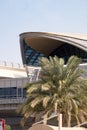 Dubai metro station Royalty Free Stock Photo