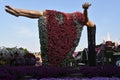 Dubai Miracle Garden in the UAE Royalty Free Stock Photo