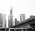 Dubai modern buildings Royalty Free Stock Photo