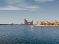 Dubai. Modern buildings of Dubai Marina bay Royalty Free Stock Photo